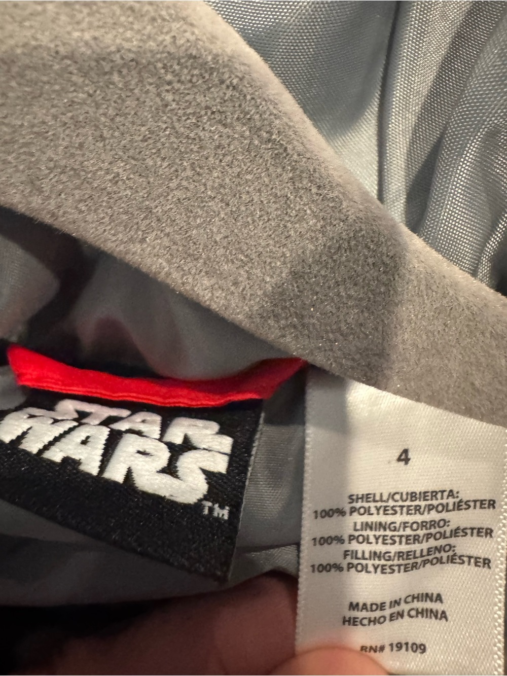 Star Wars Black and Red Darth Vader Puffer Coat - Picture 5 of 7
